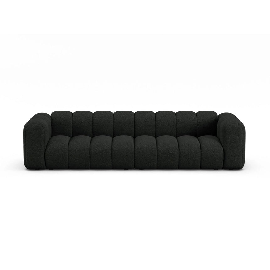 Lupine Modulares 4-Sitzer Sofa aus Boucle in Schwarz (Baloo 2082), 290x95x70 cm von Micadoni – Bild 1