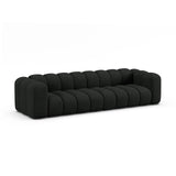 Lupine Modulares 4-Sitzer Sofa aus Boucle in Schwarz (Baloo 2082), 290x95x70 cm von Micadoni – Bild 3