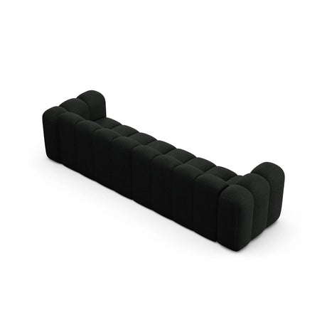 Lupine Modulares 4-Sitzer Sofa aus Boucle in Schwarz (Baloo 2082), 290x95x70 cm von Micadoni – Bild 4