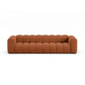 Lupine Modulares 4-Sitzer Sofa aus Chenille in Brick (Eden 10 Terra), 290x95x70 cm von Micadoni – Bild 1