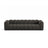 Lupine Modulares 4-Sitzer Sofa aus Chenille in Dunkelgrau (Eden 20 Graphite), 290x95x70 cm von Micadoni – Bild 1