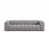 Lupine Modulares 4-Sitzer Sofa aus Chenille in Hellgrau (Eden 18 Grey), 290x95x70 cm von Micadoni – Bild 1