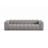 Lupine Modulares 4-Sitzer Sofa aus Chenille in Hellgrau (Eden 18 Grey), 290x95x70 cm von Micadoni – Bild 1