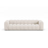 Lupine Modulares 4-Sitzer Sofa aus Chenille in Leichtes Beige (Eden 2 Pearl), 290x95x70 cm von Micadoni – Bild 1