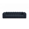 Lupine Modulares 4-Sitzer Sofa aus Chenille in Marineblau (Eden 16 Deep Blue), 290x95x70 cm von Micadoni – Bild 1