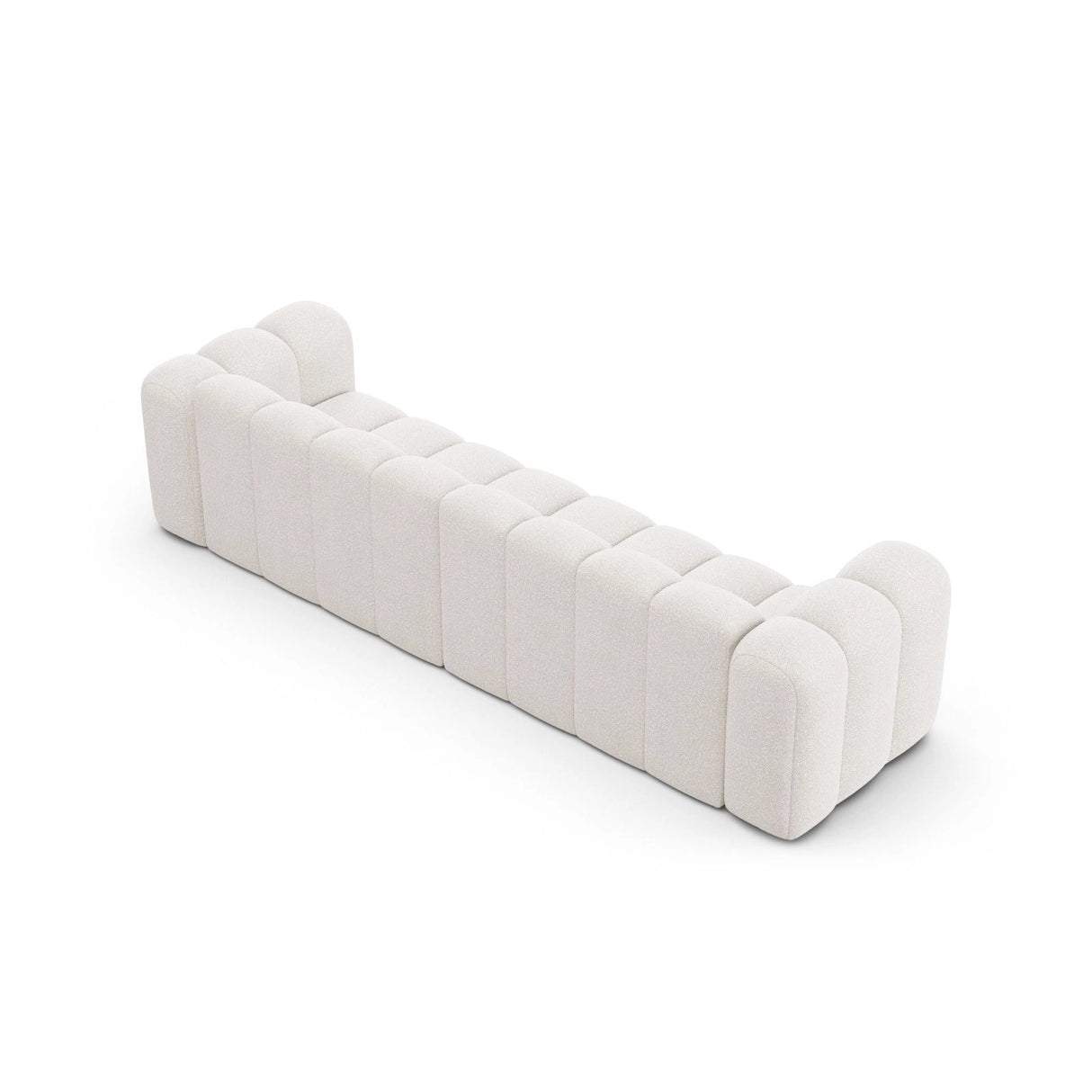 Lupine Modulares 4-Sitzer Sofa aus Samt, Chenille oder Boucle, 290x95x70 cm von Micadoni – Bild 4