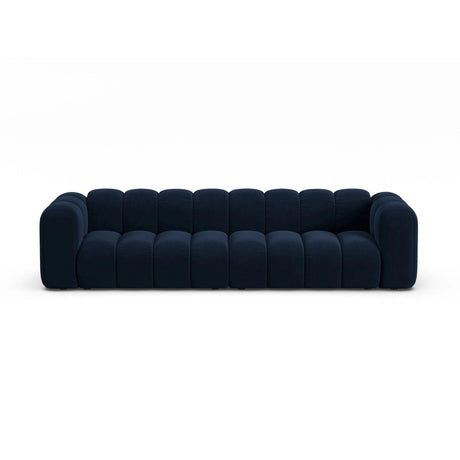 Lupine Modulares 4-Sitzer Sofa aus Samt in Königsblau (Salvador 5), 290x95x70 cm von Micadoni – Bild 1