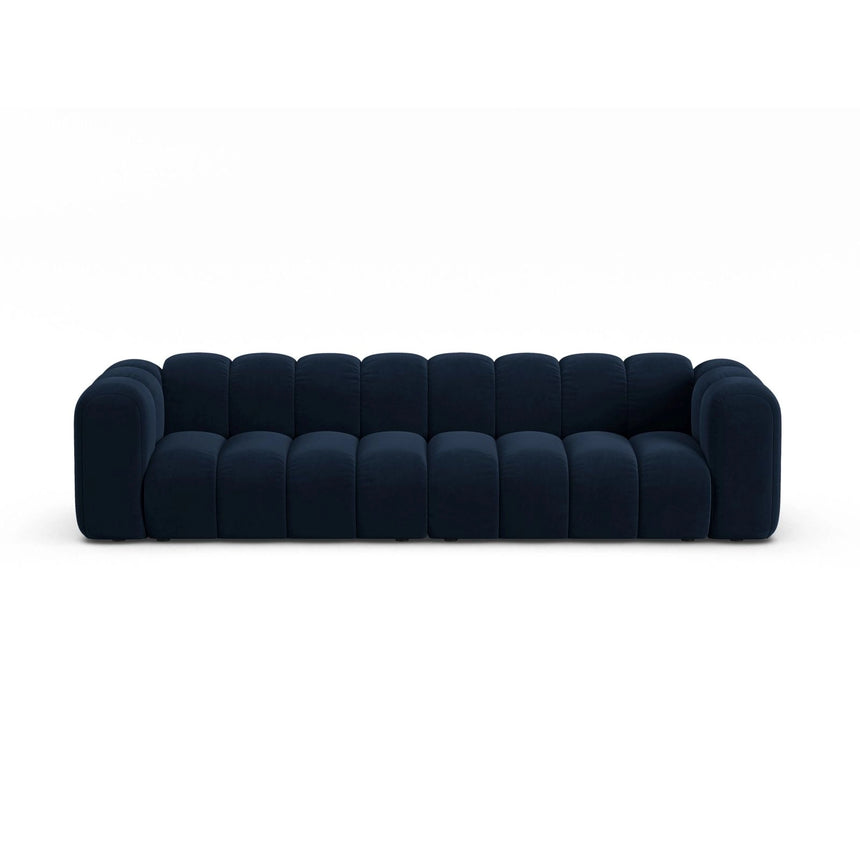 Lupine Modulares 4-Sitzer Sofa aus Samt in Königsblau (Salvador 5), 290x95x70 cm von Micadoni – Bild 1