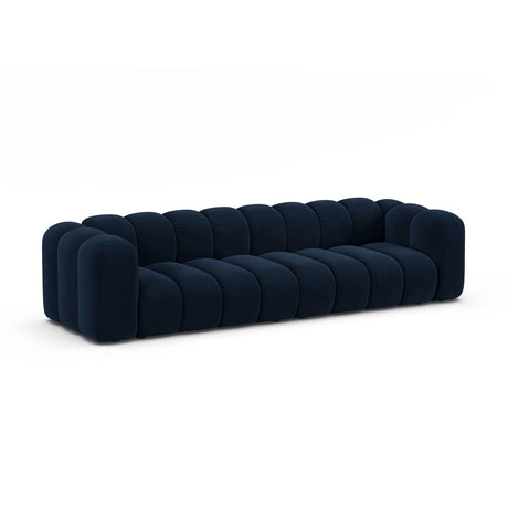 Lupine Modulares 4-Sitzer Sofa aus Samt in Königsblau (Salvador 5), 290x95x70 cm von Micadoni – Bild 3