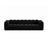 Lupine Modulares 4-Sitzer Sofa aus Samt in Schwarz (Salvador 19), 290x95x70 cm von Micadoni – Bild 1