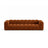 Lupine Modulares 4-Sitzer Sofa aus Samt in Terrakotta (Salvador 14), 290x95x70 cm von Micadoni – Bild 1