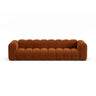 Lupine Modulares 4-Sitzer Sofa aus Samt in Terrakotta (Salvador 14), 290x95x70 cm von Micadoni – Bild 1