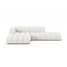 Lupine Modulares 5-Sitzer Ecksofa, Linke Seite, aus Boucle in Weiß (Baloo 2073), 299x177 cm von Micadoni – Bild 1