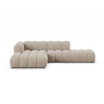 Lupine Modulares 5-Sitzer Ecksofa, Linke Seite, aus Chenille in Dunkelbeige (Eden 4 Beige), 299x177 cm von Micadoni – Bild 1