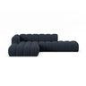 Lupine Modulares 5-Sitzer Ecksofa, Linke Seite, aus Chenille in Marineblau (Eden 16 Deep Blue), 299x177 cm von Micadoni – Bild 1