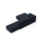 Lupine Modulares 5-Sitzer Ecksofa, Linke Seite, aus Chenille in Marineblau (Eden 16 Deep Blue), 299x177 cm von Micadoni – Bild 6