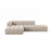 Lupine Modulares 5-Sitzer Ecksofa, Linke Seite, aus Samt, Chenille oder Boucle, 299x177 cm von Micadoni – Bild 1