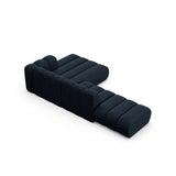 Lupine Modulares 5-Sitzer Ecksofa, Rechte Seite, aus Boucle in Dunkelblau (Baloo 2088), 299x177 cm von Micadoni – Bild 5
