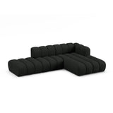 Lupine Modulares 5-Sitzer Ecksofa, Rechte Seite, aus Boucle in Schwarz (Baloo 2082), 299x177 cm von Micadoni – Bild 3