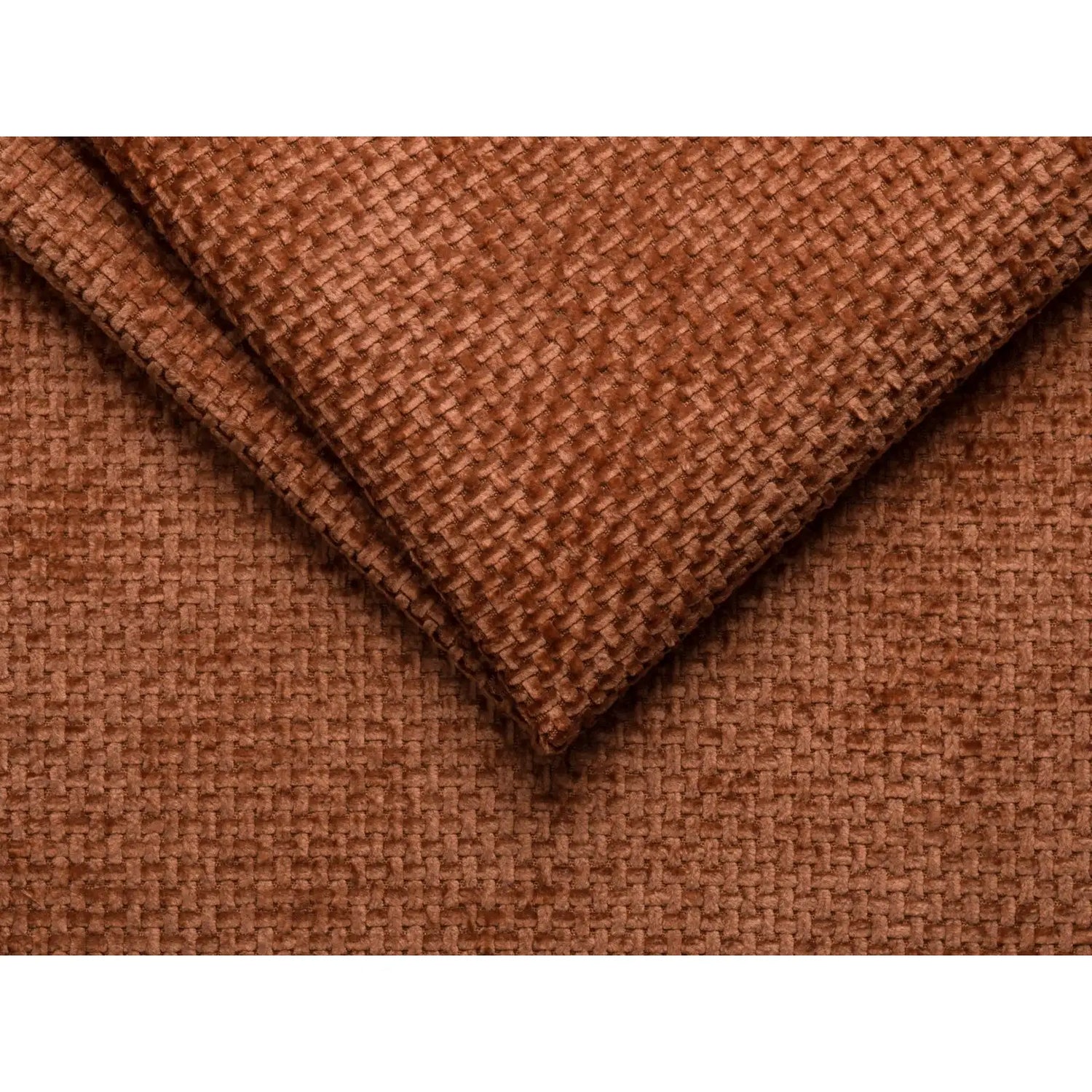 Lupine Modulares 5-Sitzer Ecksofa, Rechte Seite, aus Chenille in Brick (Eden 10 Terra), 299x177 cm von Micadoni – Bild 7