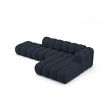 Lupine Modulares 5-Sitzer Ecksofa, Rechte Seite, aus Chenille in Marineblau (Eden 16 Deep Blue), 299x177 cm von Micadoni – Bild 5
