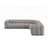 Lupine Modulares 5-Sitzer Ecksofa, Symmetrisch, aus Chenille in Hellgrau (Eden 18 Grey), 309x309 cm von Micadoni – Bild 1