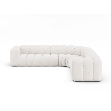 Lupine Modulares 5-Sitzer Ecksofa, Symmetrisch, aus Samt, Chenille oder Boucle, 309x309 cm von Micadoni – Bild 1