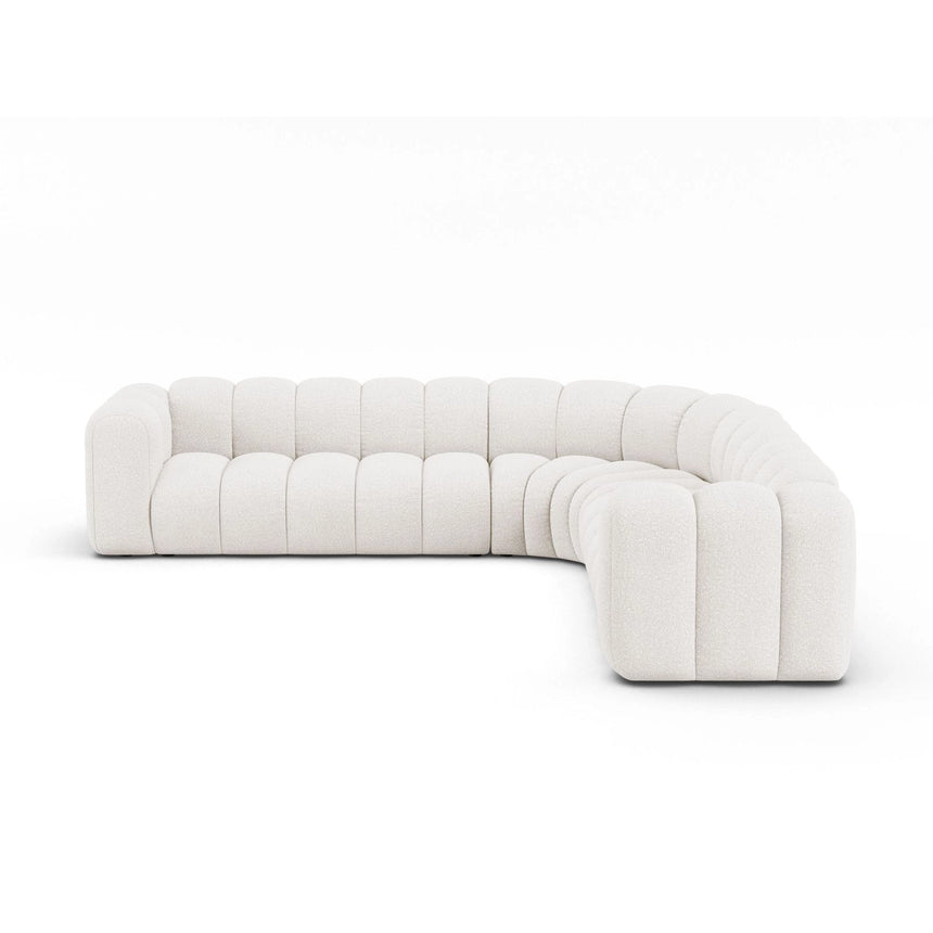 Lupine Modulares 5-Sitzer Ecksofa, Symmetrisch, aus Samt, Chenille oder Boucle, 309x309 cm von Micadoni – Bild 1