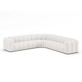 Lupine Modulares 5-Sitzer Ecksofa, Symmetrisch, aus Samt, Chenille oder Boucle, 309x309 cm von Micadoni – Bild 3