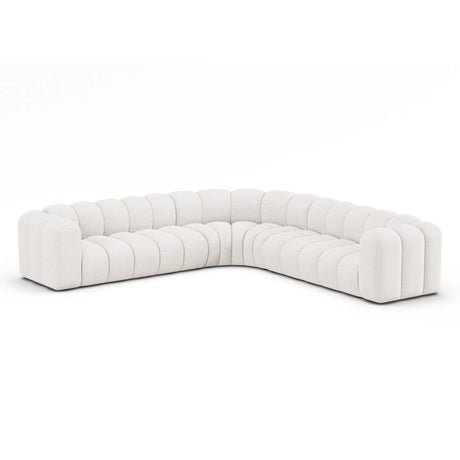 Lupine Modulares 5-Sitzer Ecksofa, Symmetrisch, aus Samt, Chenille oder Boucle, 309x309 cm von Micadoni – Bild 3
