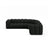 Lupine Modulares 6-Sitzer Ecksofa, Symmetrisch, aus Boucle in Schwarz (Baloo 2082), 280x280 cm von Micadoni – Bild 1
