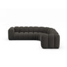 Lupine Modulares 6-Sitzer Ecksofa, Symmetrisch, aus Chenille in Dunkelgrau (Eden 20 Graphite), 280x280 cm von Micadoni – Bild 1