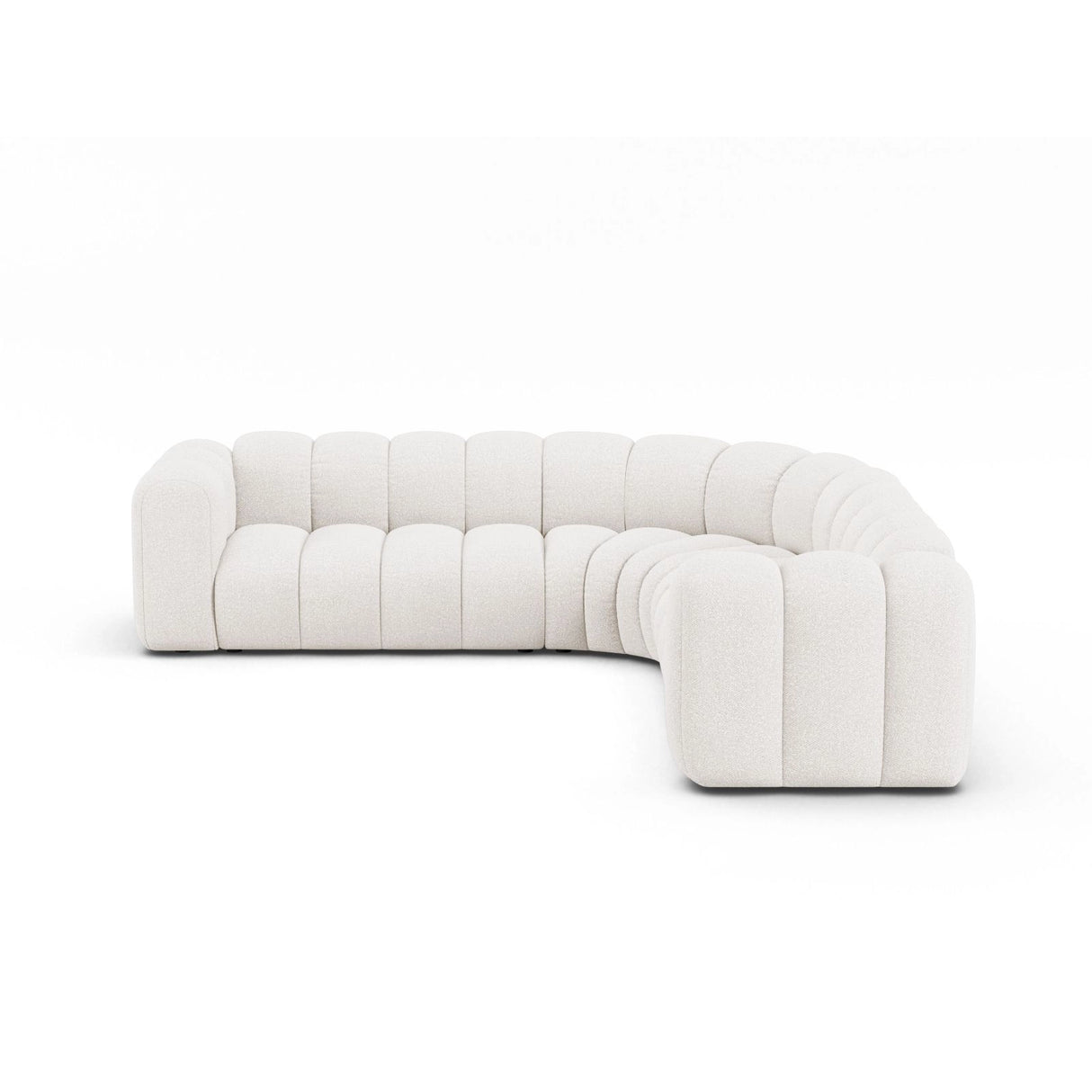 Lupine Modulares 6-Sitzer Ecksofa, Symmetrisch, aus Samt, Chenille oder Boucle, , 280x280 cm von Micadoni – Bild 1