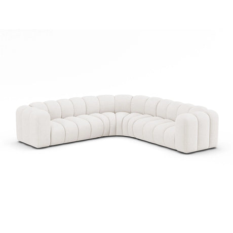 Lupine Modulares 6-Sitzer Ecksofa, Symmetrisch, aus Samt, Chenille oder Boucle, , 280x280 cm von Micadoni – Bild 2