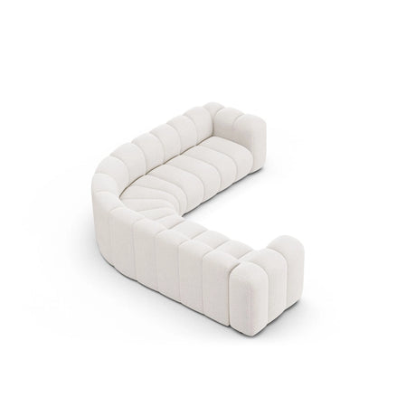Lupine Modulares 6-Sitzer Ecksofa, Symmetrisch, aus Samt, Chenille oder Boucle, , 280x280 cm von Micadoni – Bild 3