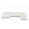 Lupine Modulares 6-Sitzer Panoramasofa, Rechte Seite, aus Samt, Chenille oder Boucle, 370x280 cm von Micadoni – Bild 1