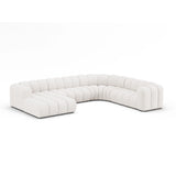 Lupine Modulares 6-Sitzer Panoramasofa, Rechte Seite, aus Samt, Chenille oder Boucle, 370x280 cm von Micadoni – Bild 2