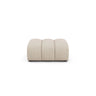 Lupine Pouf aus Boucle in Beige (Baloo 2074), 92x95 cm von Micadoni – Bild 1
