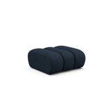 Lupine Pouf aus Boucle in Dunkelblau (Baloo 2088), 92x95 cm von Micadoni – Bild 3
