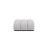 Lupine Pouf aus Boucle in Hellgrau (Baloo 2085), 92x95 cm von Micadoni – Bild 1