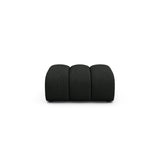 Lupine Pouf aus Boucle in Schwarz (Baloo 2082), 92x95 cm von Micadoni – Bild 1