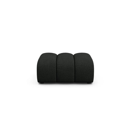Lupine Pouf aus Boucle in Schwarz (Baloo 2082), 92x95 cm von Micadoni – Bild 1