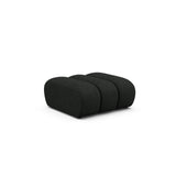 Lupine Pouf aus Boucle in Schwarz (Baloo 2082), 92x95 cm von Micadoni – Bild 3