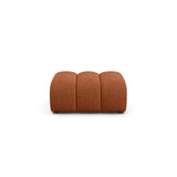 Lupine Pouf aus Chenille in Brick (Eden 10 Terra), 92x95 cm von Micadoni – Bild 1