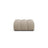 Lupine Pouf aus Chenille in Dunkelbeige (Eden 4 Beige), 92x95 cm von Micadoni – Bild 1