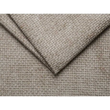 Lupine Pouf aus Chenille in Dunkelbeige (Eden 4 Beige), 92x95 cm von Micadoni – Bild 4