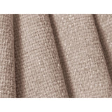 Lupine Pouf aus Chenille in Dunkelbeige (Eden 4 Beige), 92x95 cm von Micadoni – Bild 5