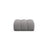 Lupine Pouf aus Chenille in Hellgrau (Eden 18 Grey), 92x95 cm von Micadoni – Bild 1