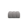 Lupine Pouf aus Chenille in Hellgrau (Eden 18 Grey), 92x95 cm von Micadoni – Bild 1