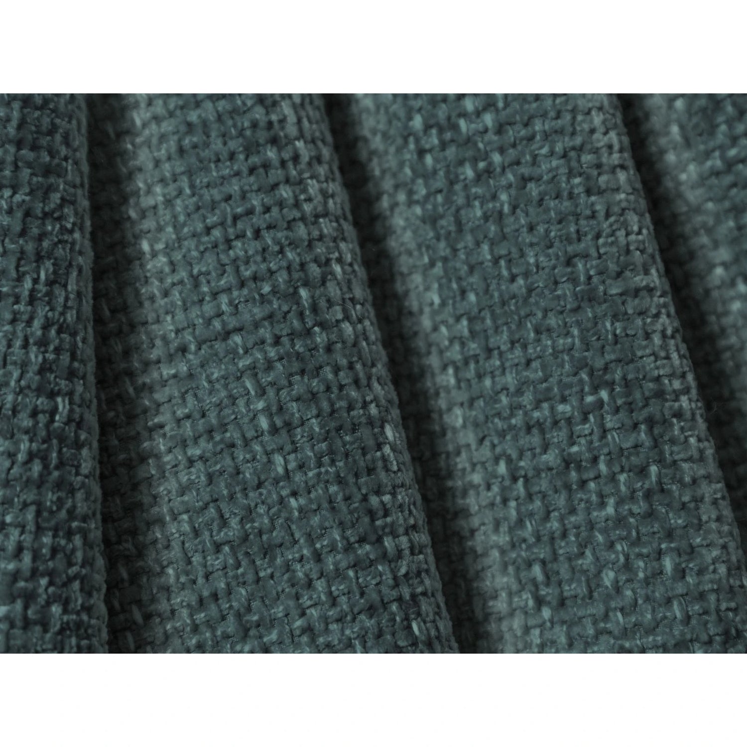 Lupine Pouf aus Chenille in Hellgrau (Eden 18 Grey), 92x95 cm von Micadoni – Bild 5